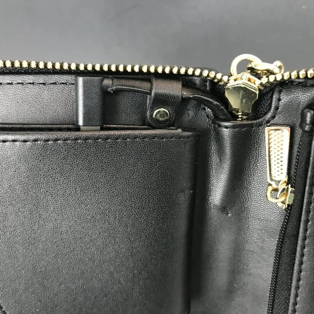 Rebecca Minkoff Black leather IPhone Wallet/Wristlet